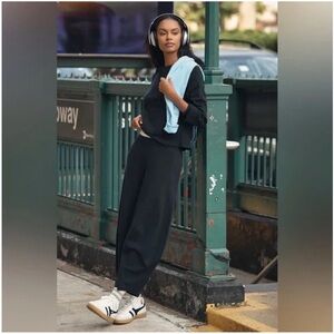 Wide Leg Women's Pants in Black - Comfortable Everyday Style